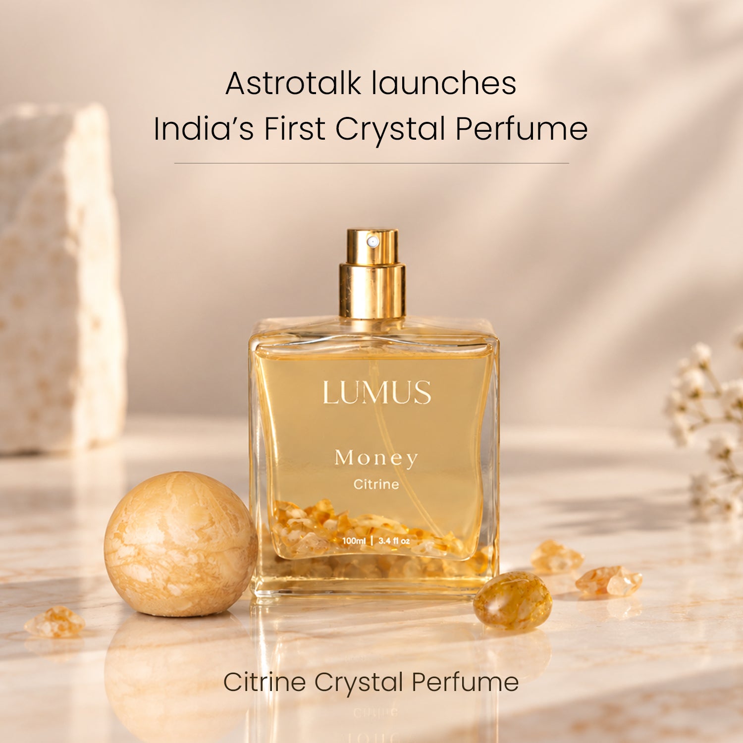 Citrine Crystal Perfume