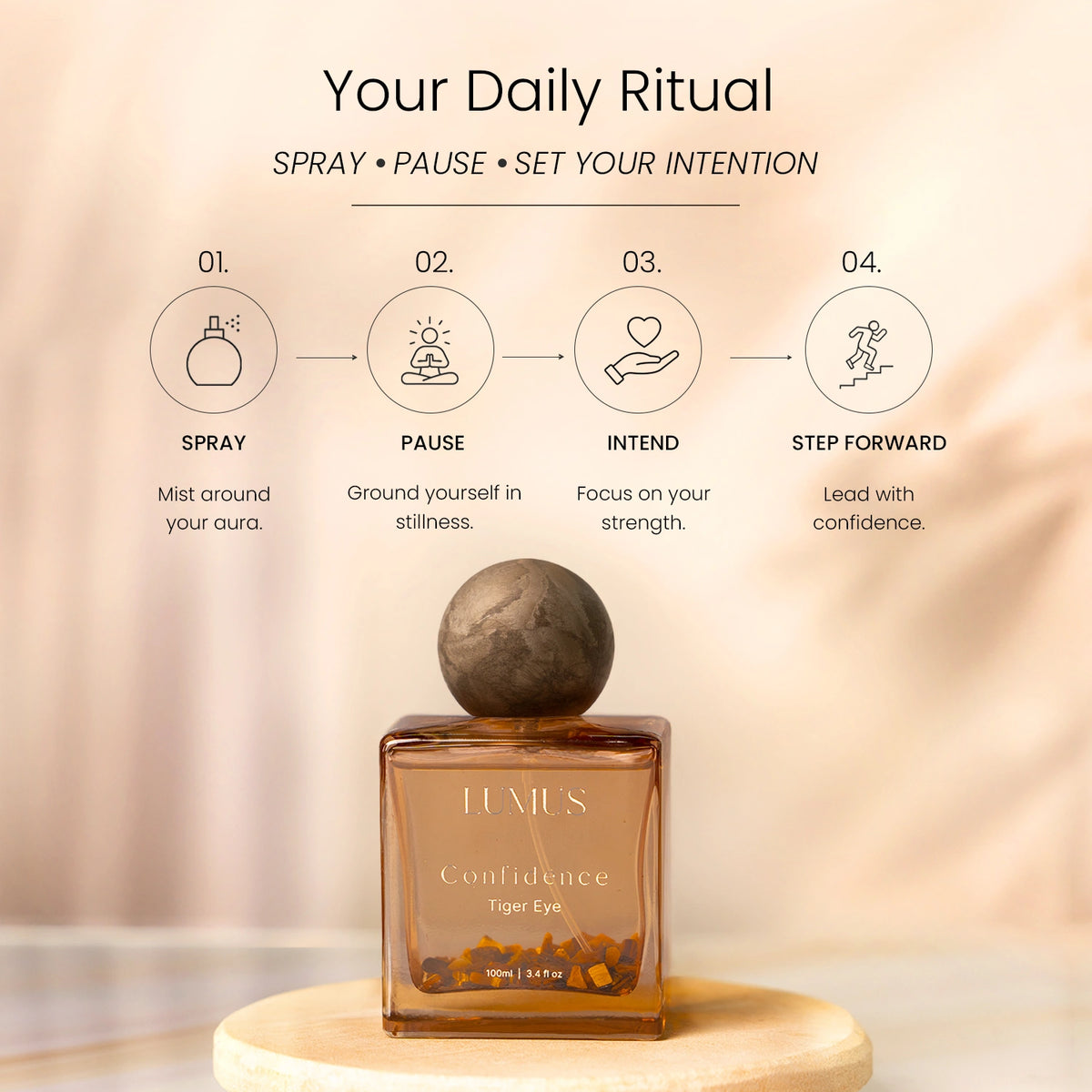 Tiger Eye Crystal Perfume