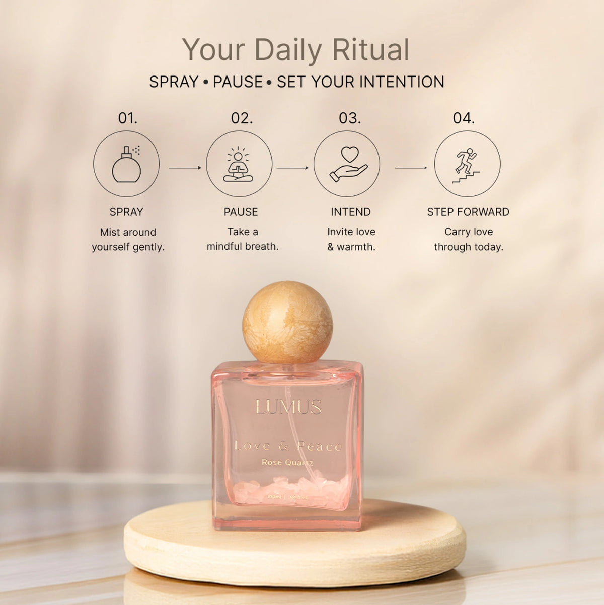 Rose Quartz Crystal Perfume
