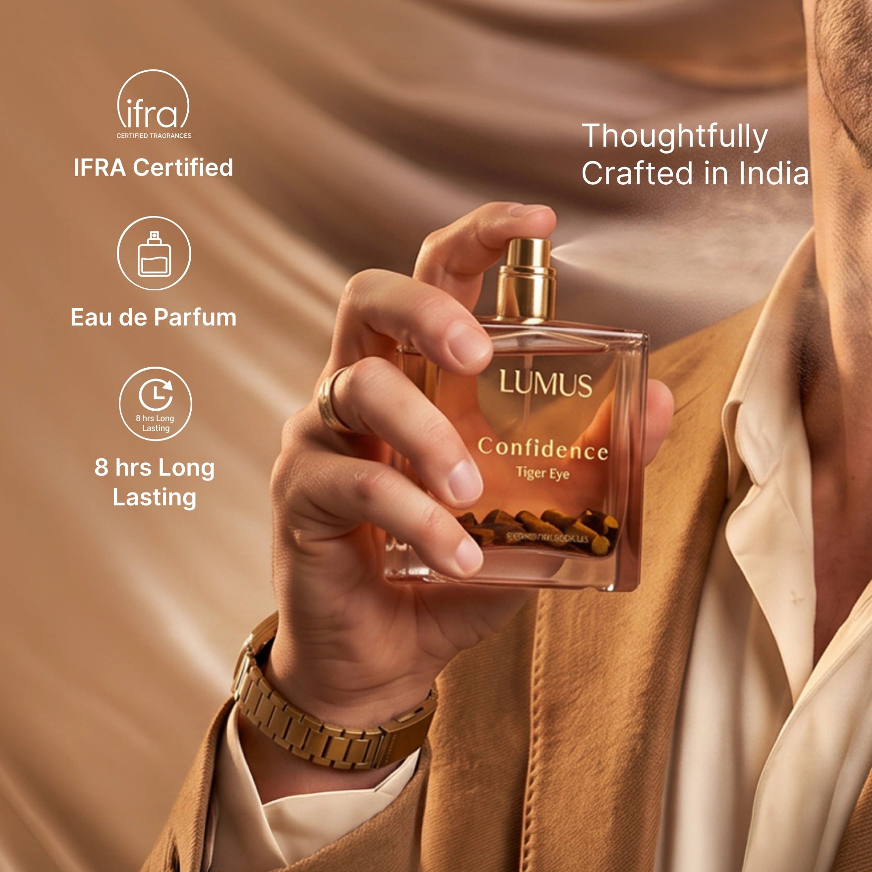 Tiger Eye Crystal Perfume