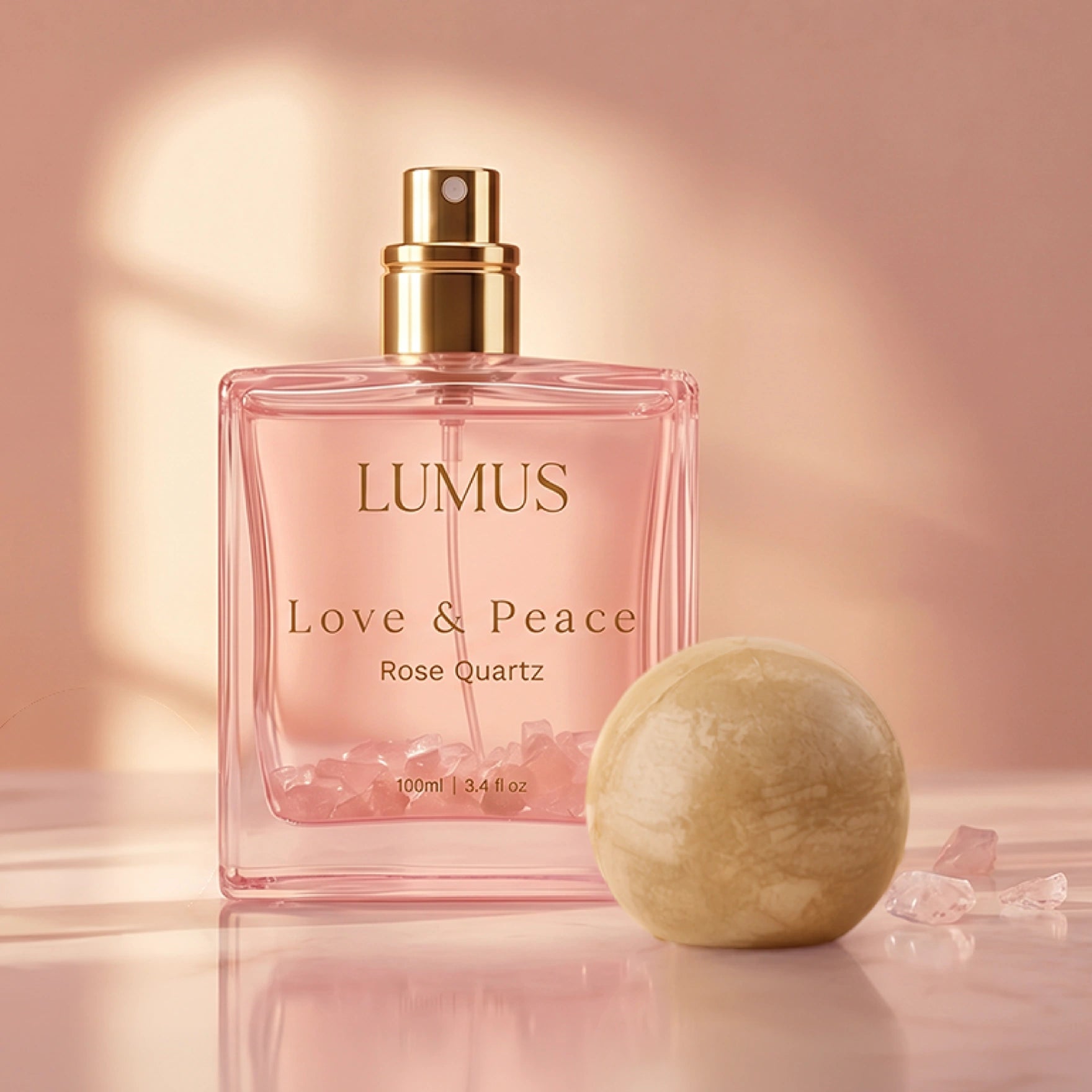 Rose Quartz Crystal Perfume
