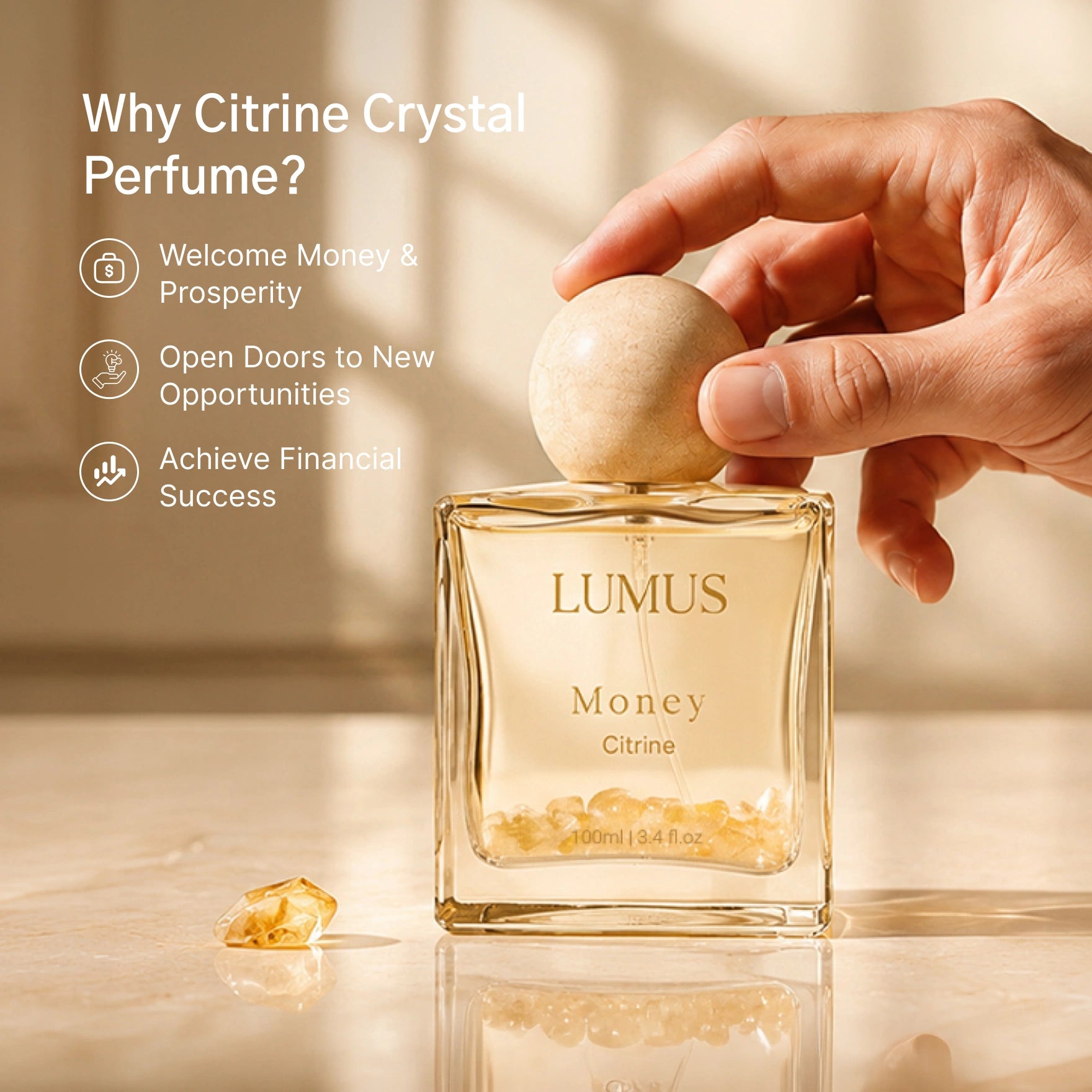 Citrine Crystal Perfume