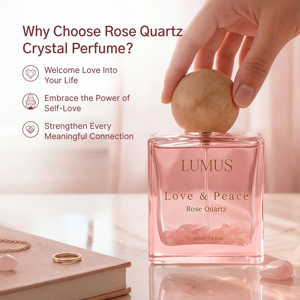 Rose Quartz Crystal Perfume